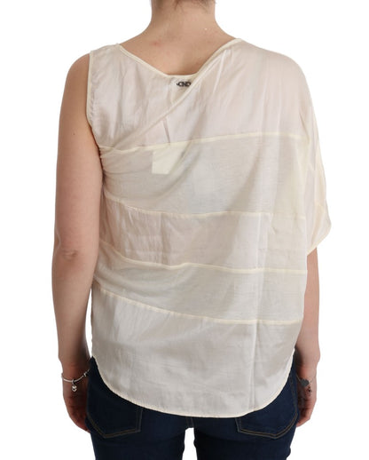  - Beige Sleeveless Modal Top - Elevated Basics