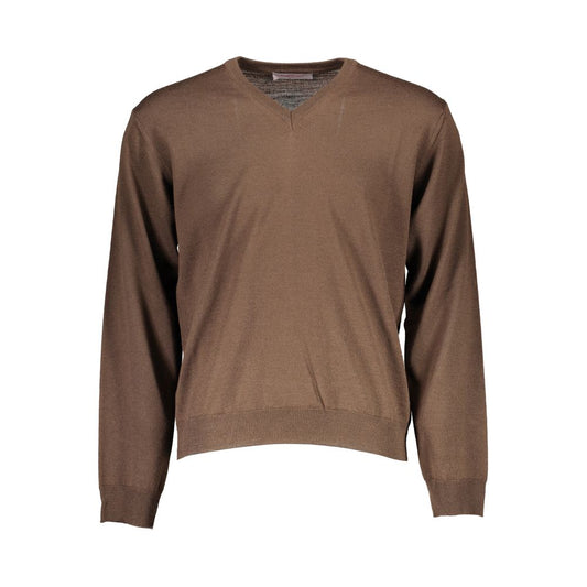 Brown Wool Sweater - The Luxe Alliance