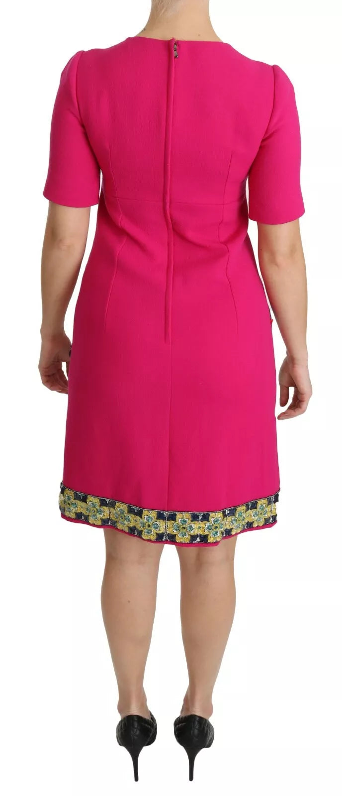  - Pink Italia Forever Crystal Sheath Dress