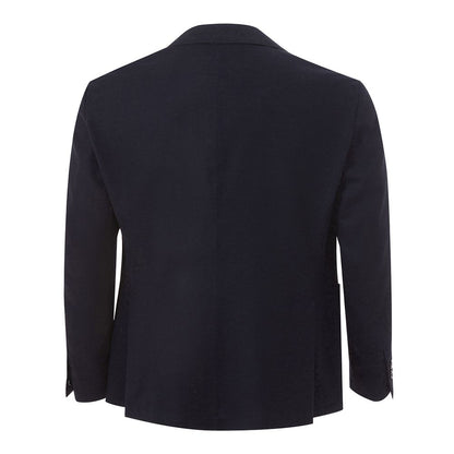 Elegant Blue Cotton Lardini Jacket - The Luxe Alliance