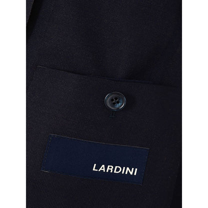 Elegant Blue Cotton Lardini Jacket - The Luxe Alliance