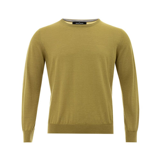 Elegant Green Cashmere Sweater for Men - The Luxe Alliance