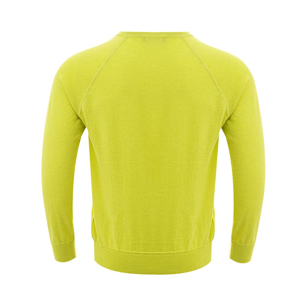  - Sunny Yellow Italian Cotton Sweater