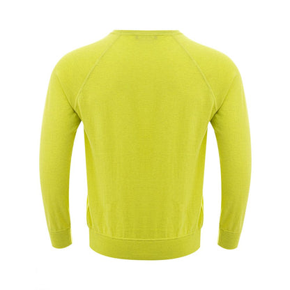  - Sunny Yellow Italian Cotton Sweater