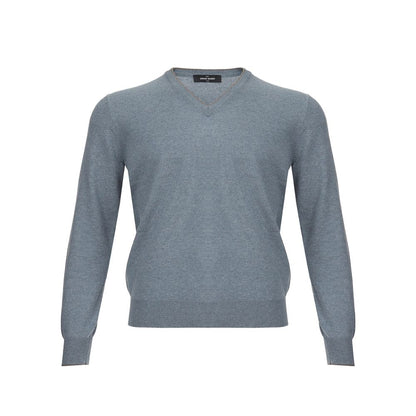  - Elegant Cashmere Sweater in Chic Gray