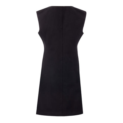  - Elegant Black Viscose Dress Essentials