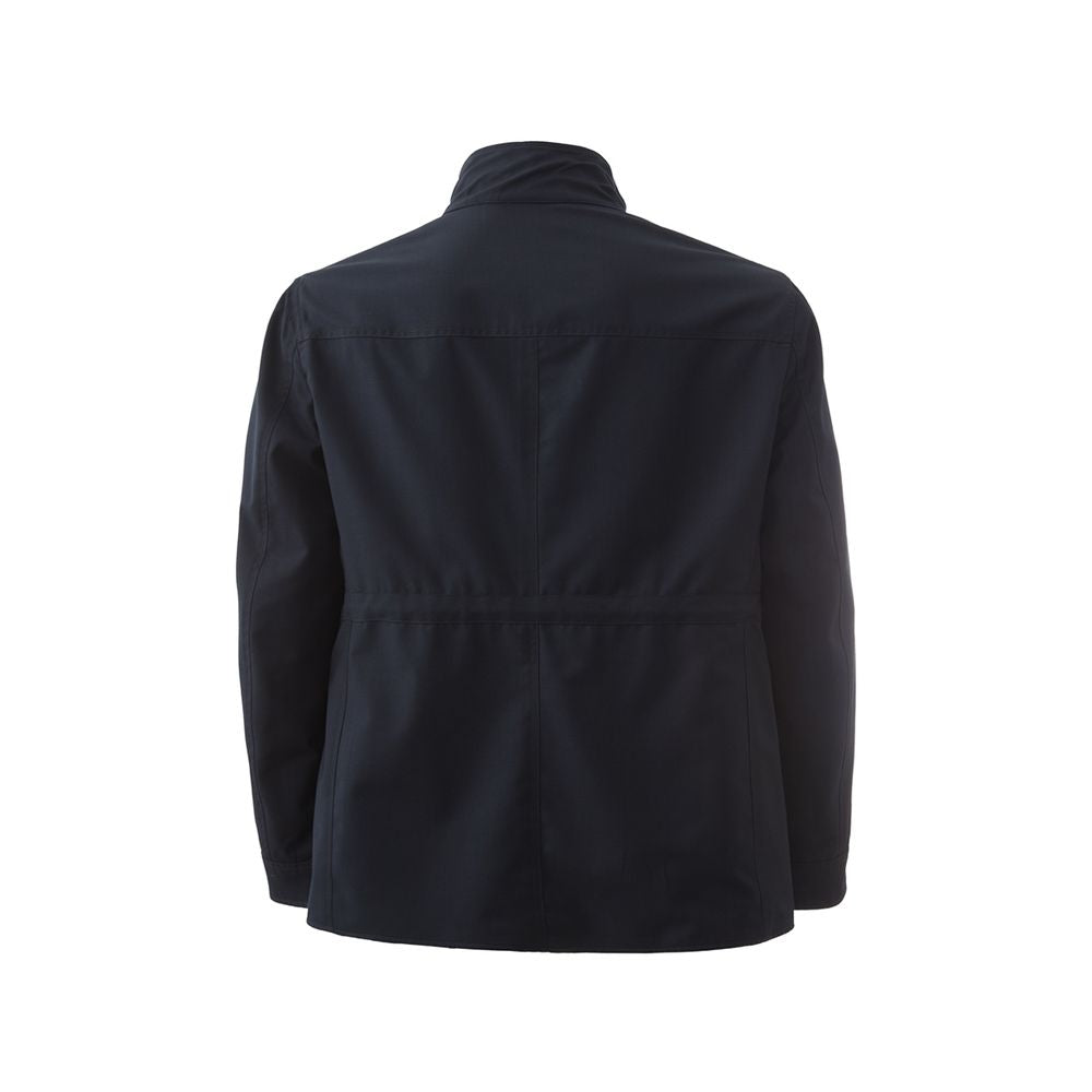  - Elegant Wool Blue Jacket for Men