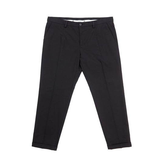  - Elegant Black Cotton Pants for Men