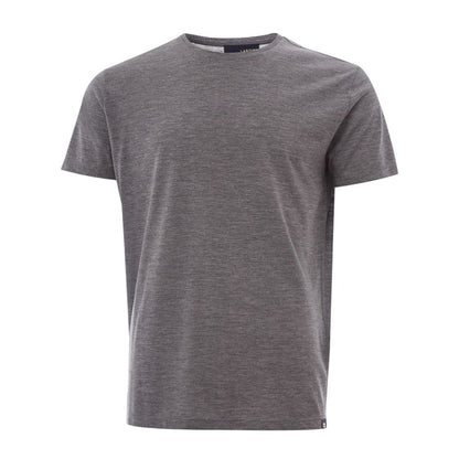  - Elegant Gray Woolen Designer T-Shirt