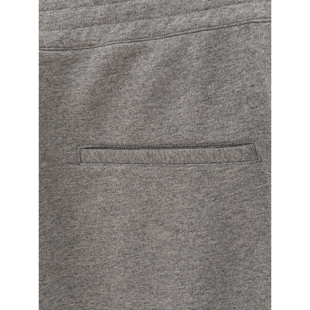  - Chic Gray Cotton Blend Trousers