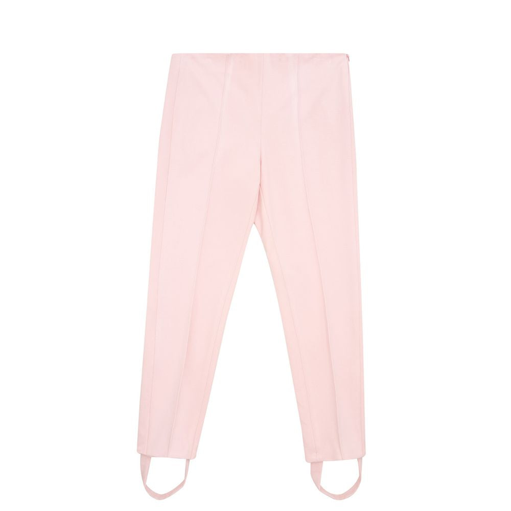  - Elegant Pink Viscose Pants for Chic Style