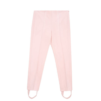  - Elegant Pink Viscose Pants for Chic Style