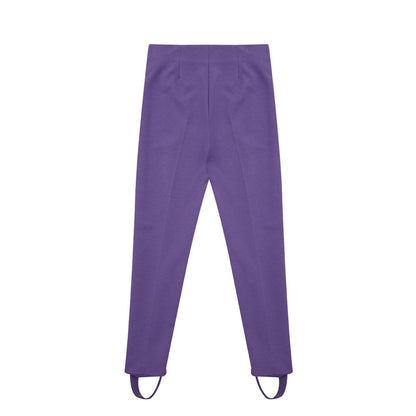  - Elegant Purple Viscose Pants