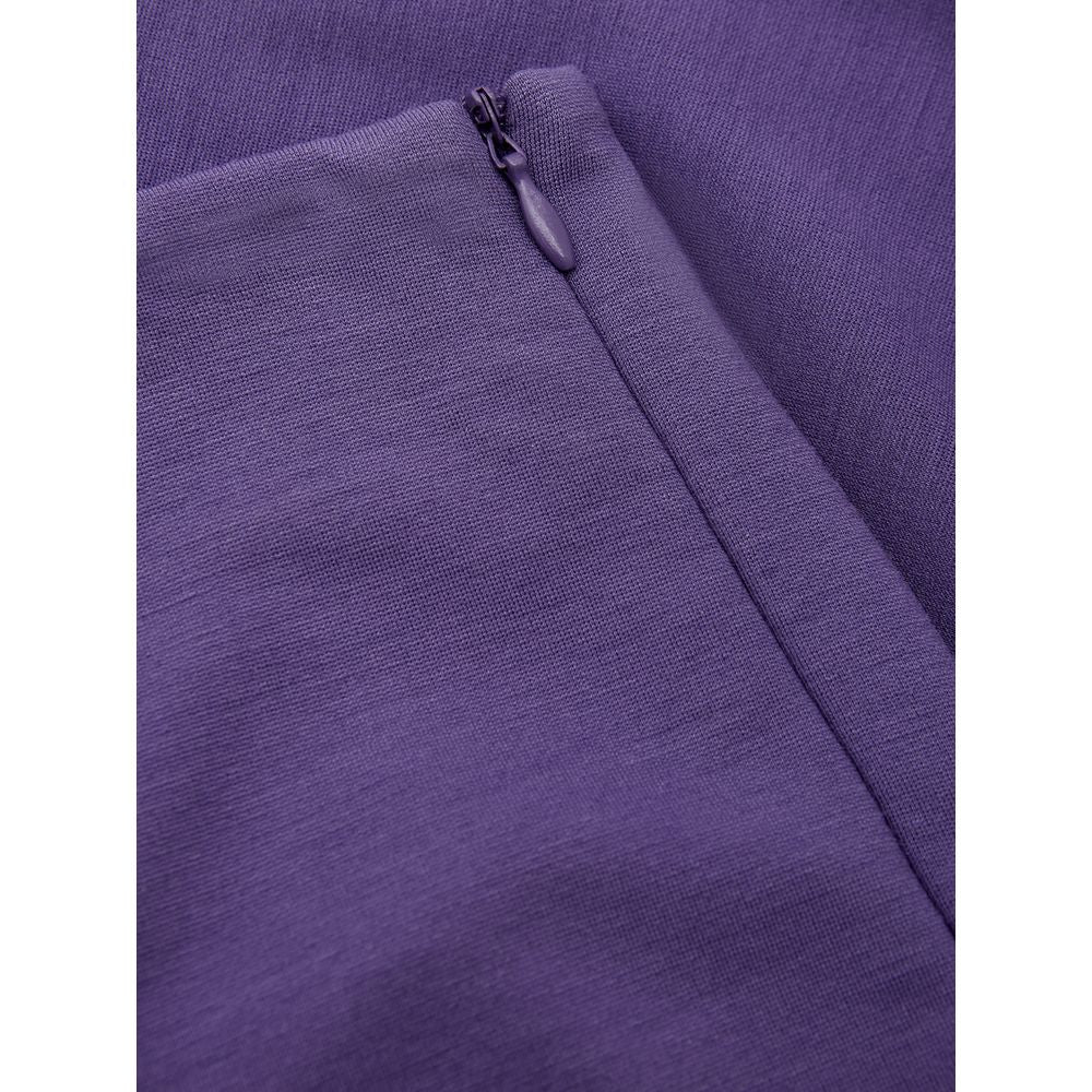  - Elegant Purple Viscose Pants