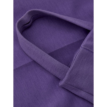  - Elegant Purple Viscose Pants