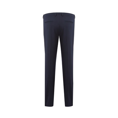  - Elegant Blue Wool Pants for Women