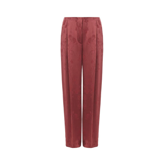  - Elegant Red Tailored Pants