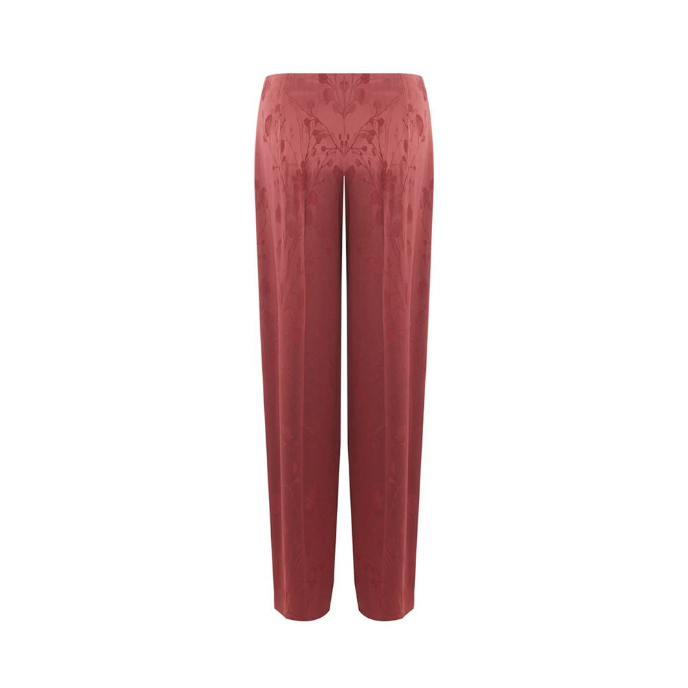  - Elegant Red Tailored Pants