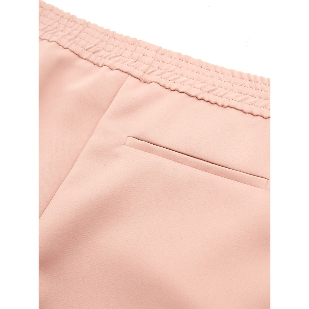  - Elegant Pink Polyester Pants for Women