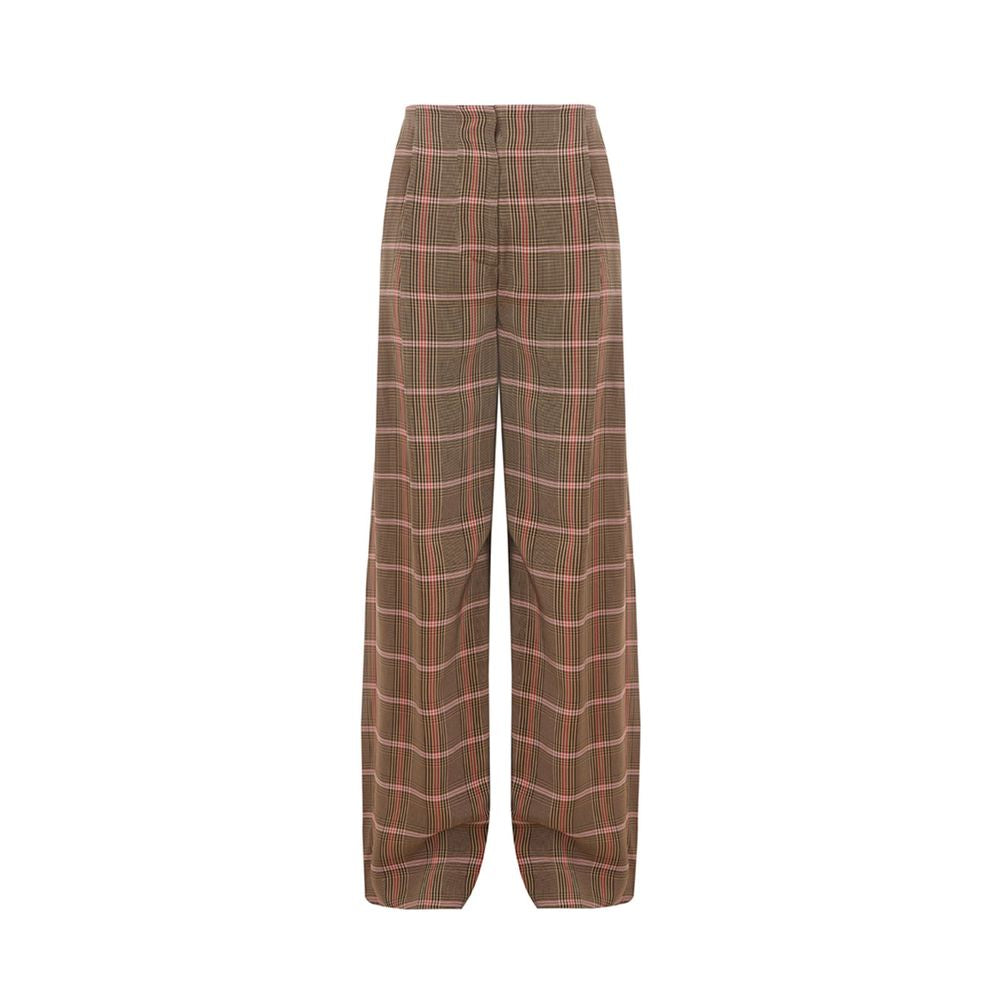  - Elegant Brown Viscose Pants for Women