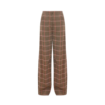  - Elegant Brown Viscose Pants for Women