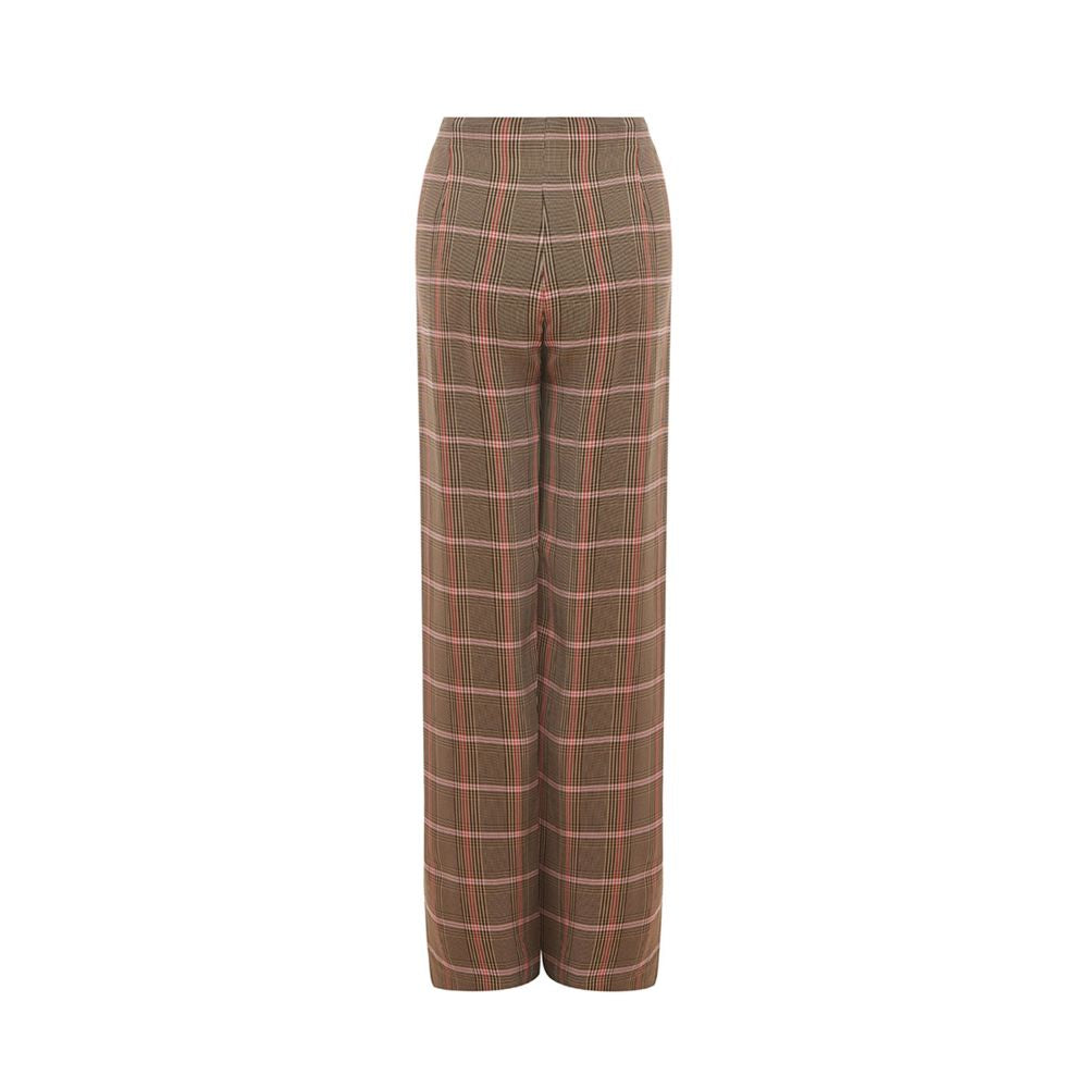  - Elegant Brown Viscose Pants for Women