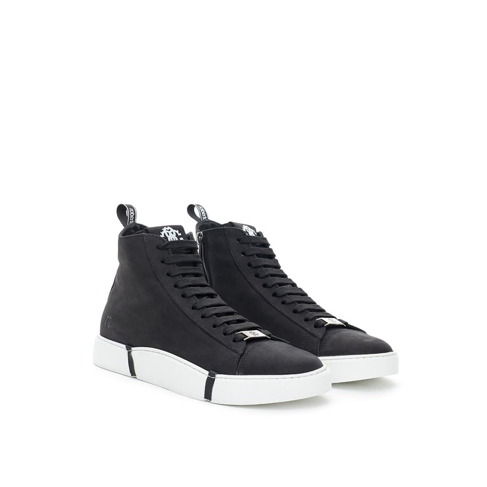  - Elegant Suede Sneakers in Chic Black