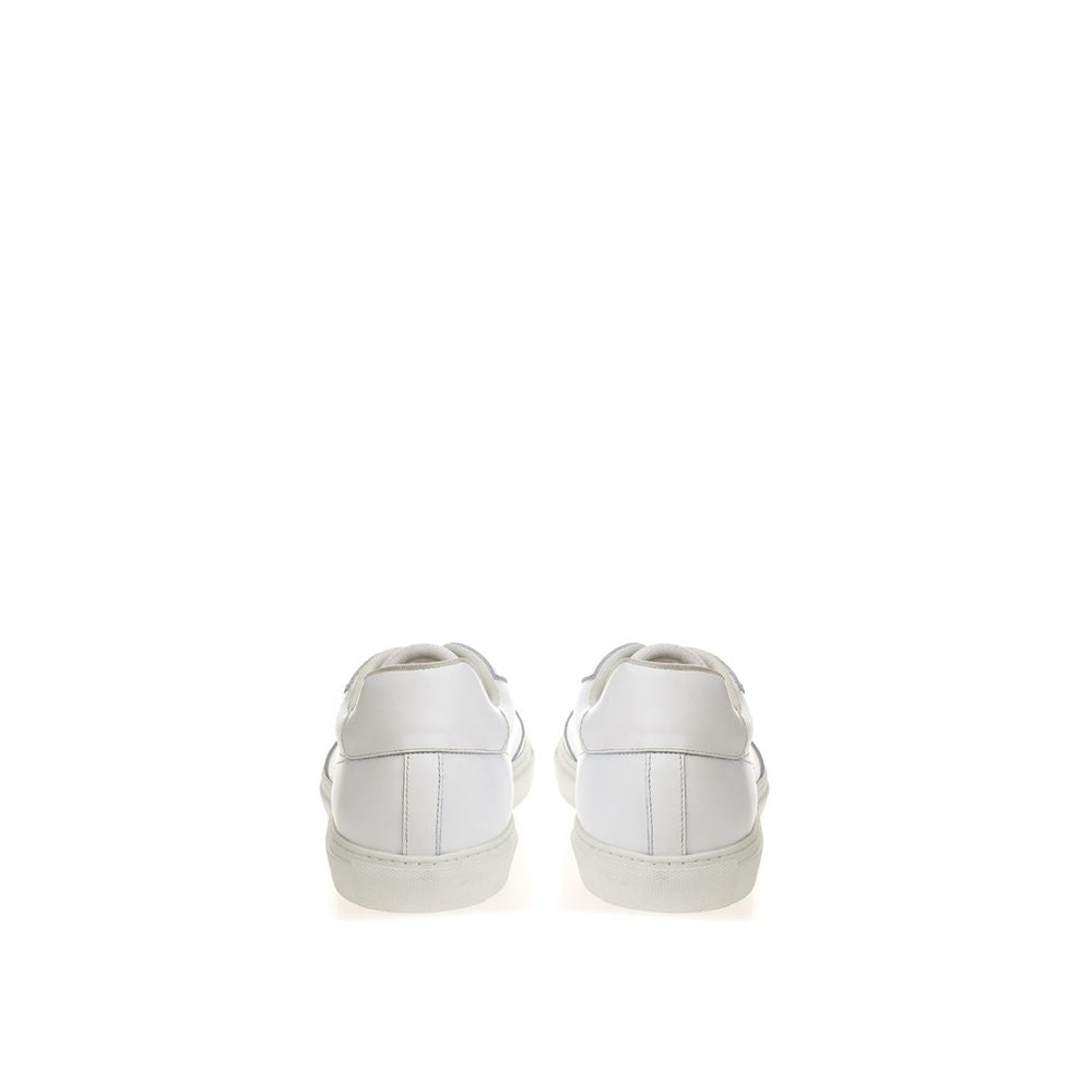  - White Leather Sneakers Luxe Footwear