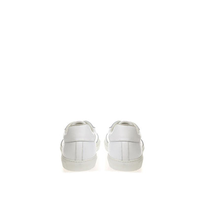  - White Leather Sneakers Luxe Footwear