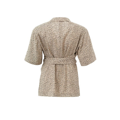  - Chic Beige Linen Jacket