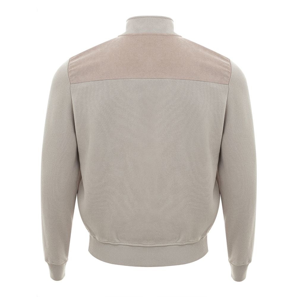  - Beige Cotton Cardigan for Men