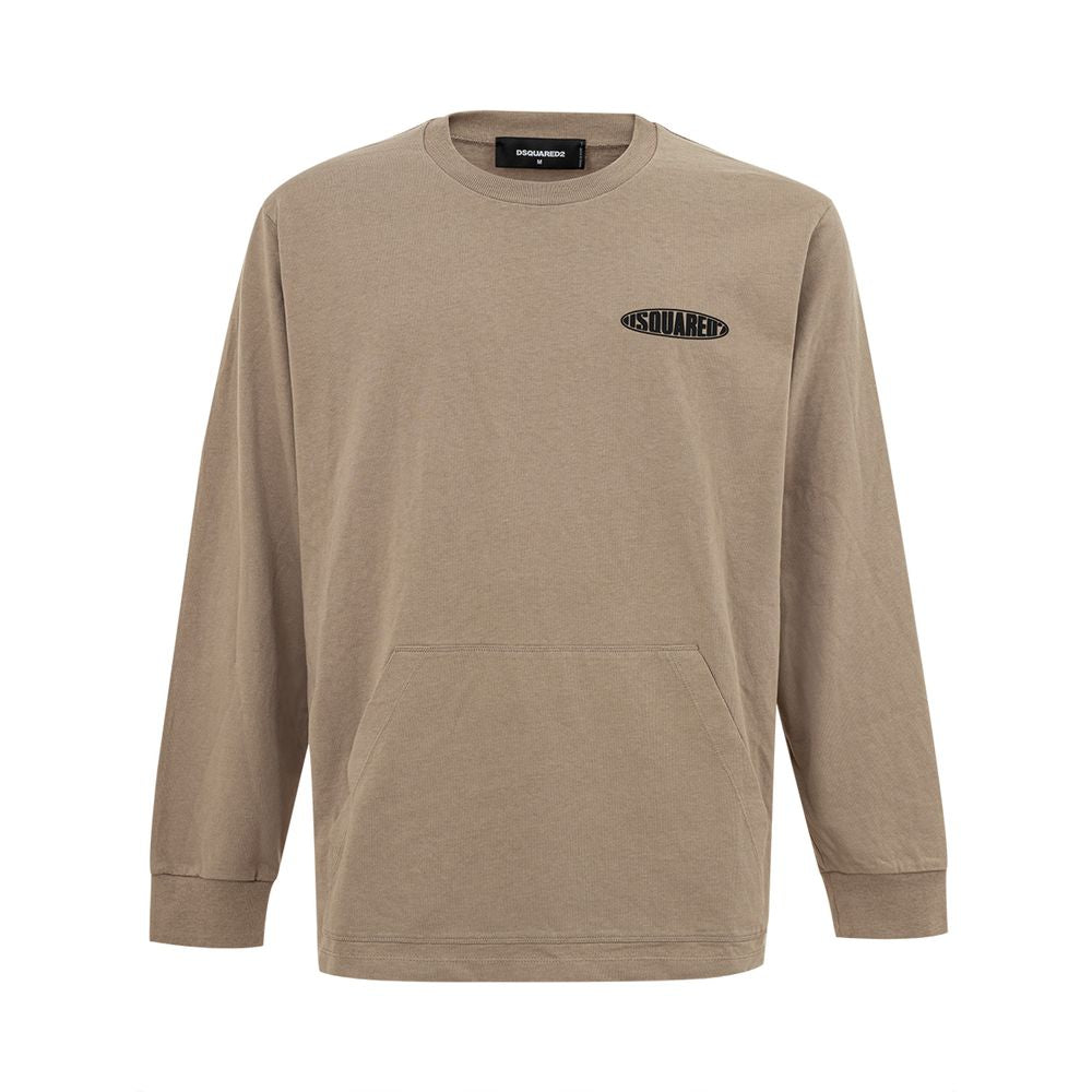  - Beige Cotton T-Shirt