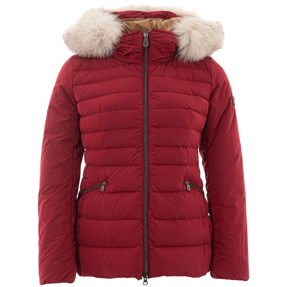  - Bordeaux Elegance Ladies Polyester Jacket