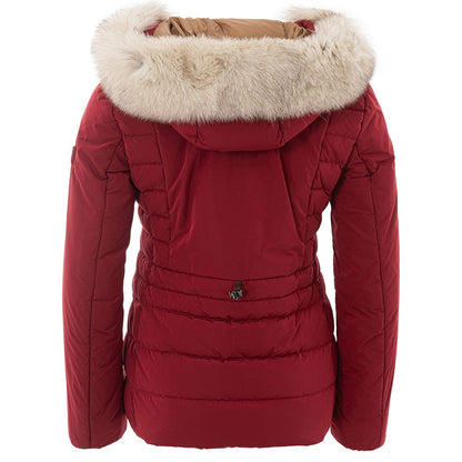  - Bordeaux Elegance Ladies Polyester Jacket