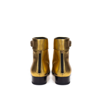  - Gold Leather Boot