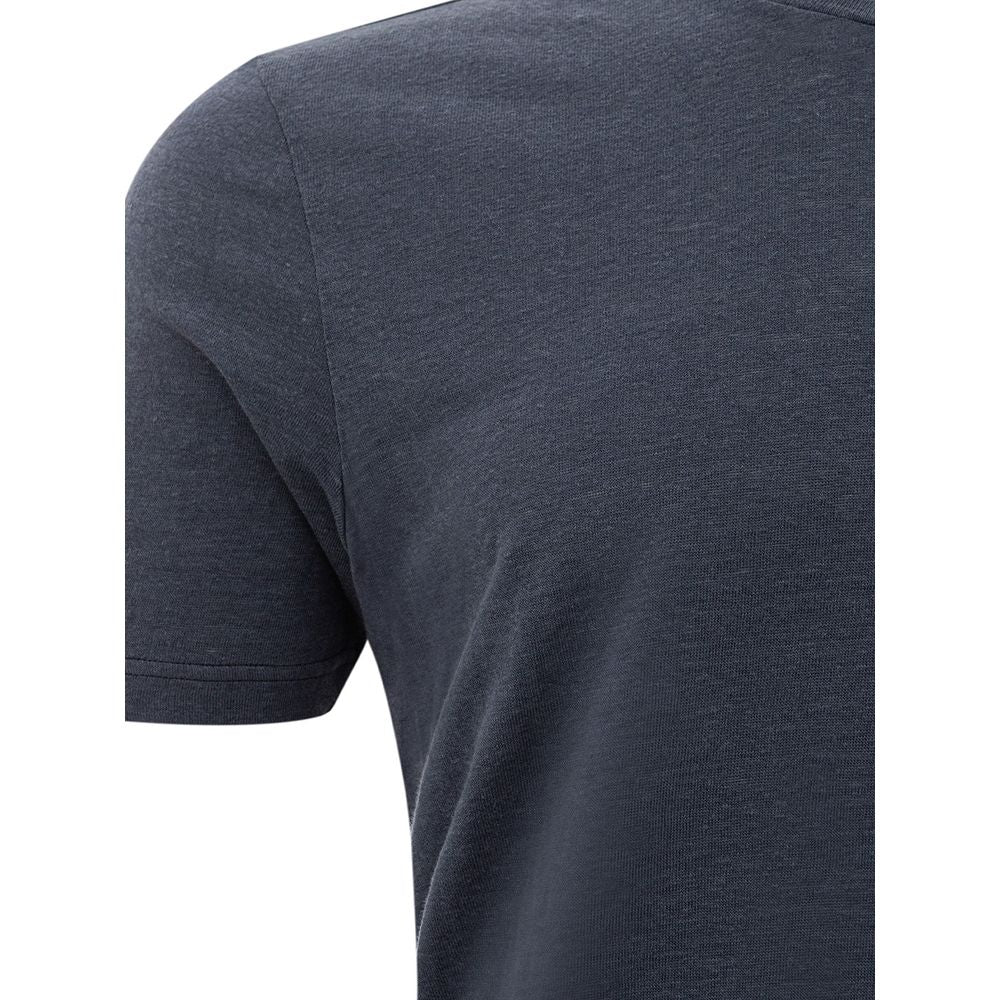  - Gran Sasso Elegant Gray Cotton T-Shirt