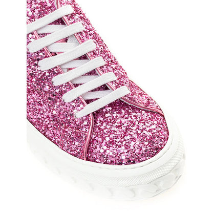  - Fuchsia Elegance Leather Sneakers