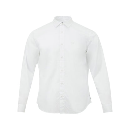  - Elegant White Cotton Shirt for Men