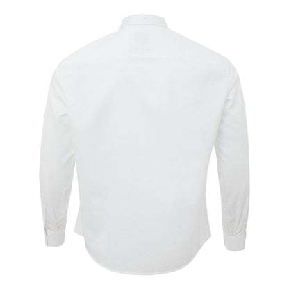  - Elegant White Cotton Shirt for Men