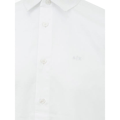  - Elegant White Cotton Shirt for Men