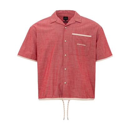 Crimson Cotton Classic Men's Shirt - The Luxe Alliance