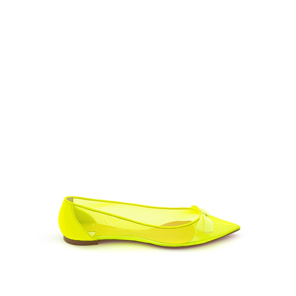  - Sunshine Yellow Mesh Flat Elegance