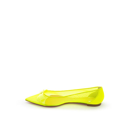  - Sunshine Yellow Mesh Flat Elegance