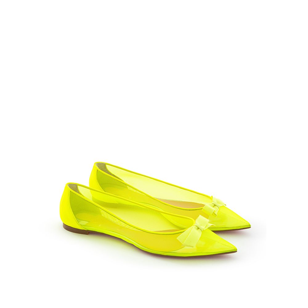  - Sunshine Yellow Mesh Flat Elegance