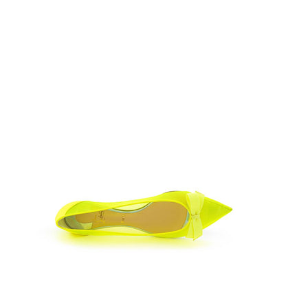  - Sunshine Yellow Mesh Flat Elegance