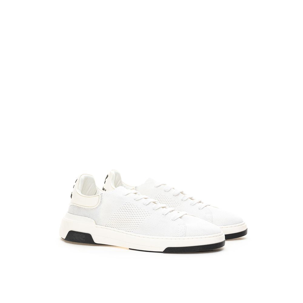  - Elegant White Leather Sneakers