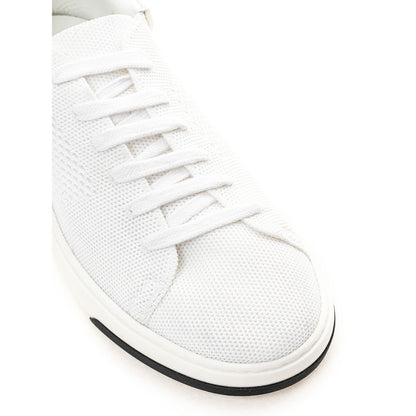  - Elegant White Leather Sneakers