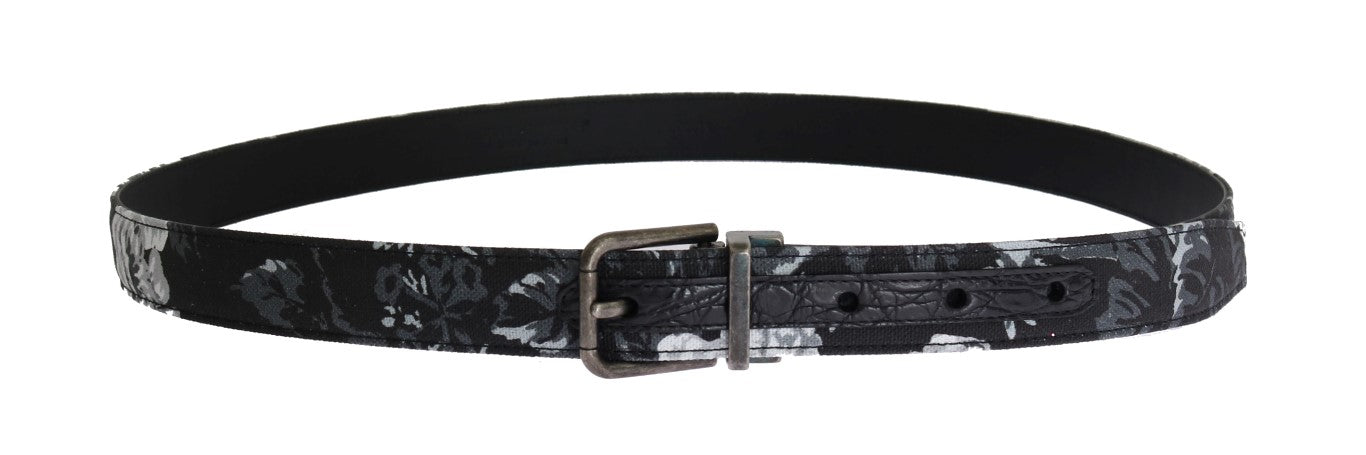  - Elegant Floral Patterned Men's Luxury Belt