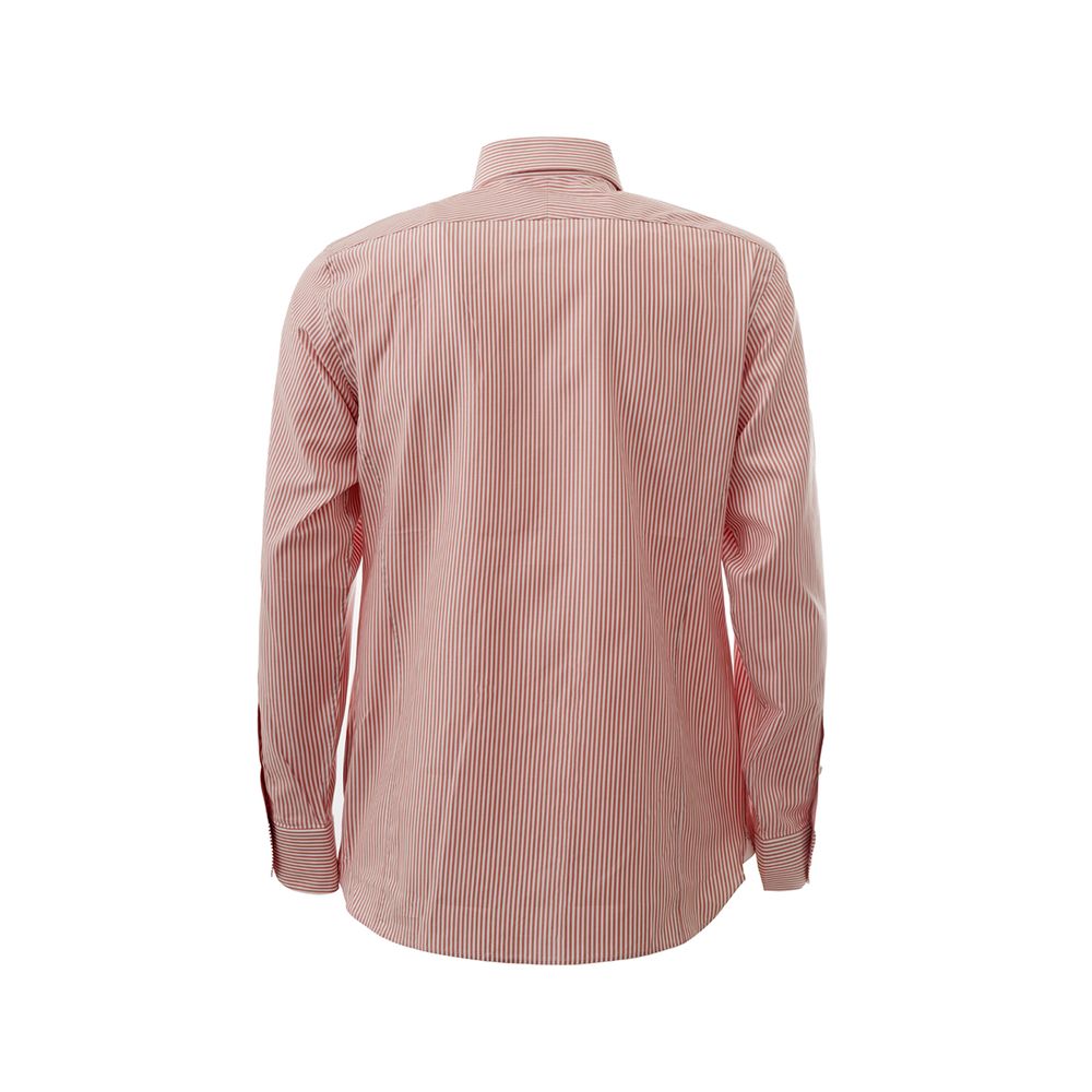  - Elegant Pink Cotton Shirt for Men