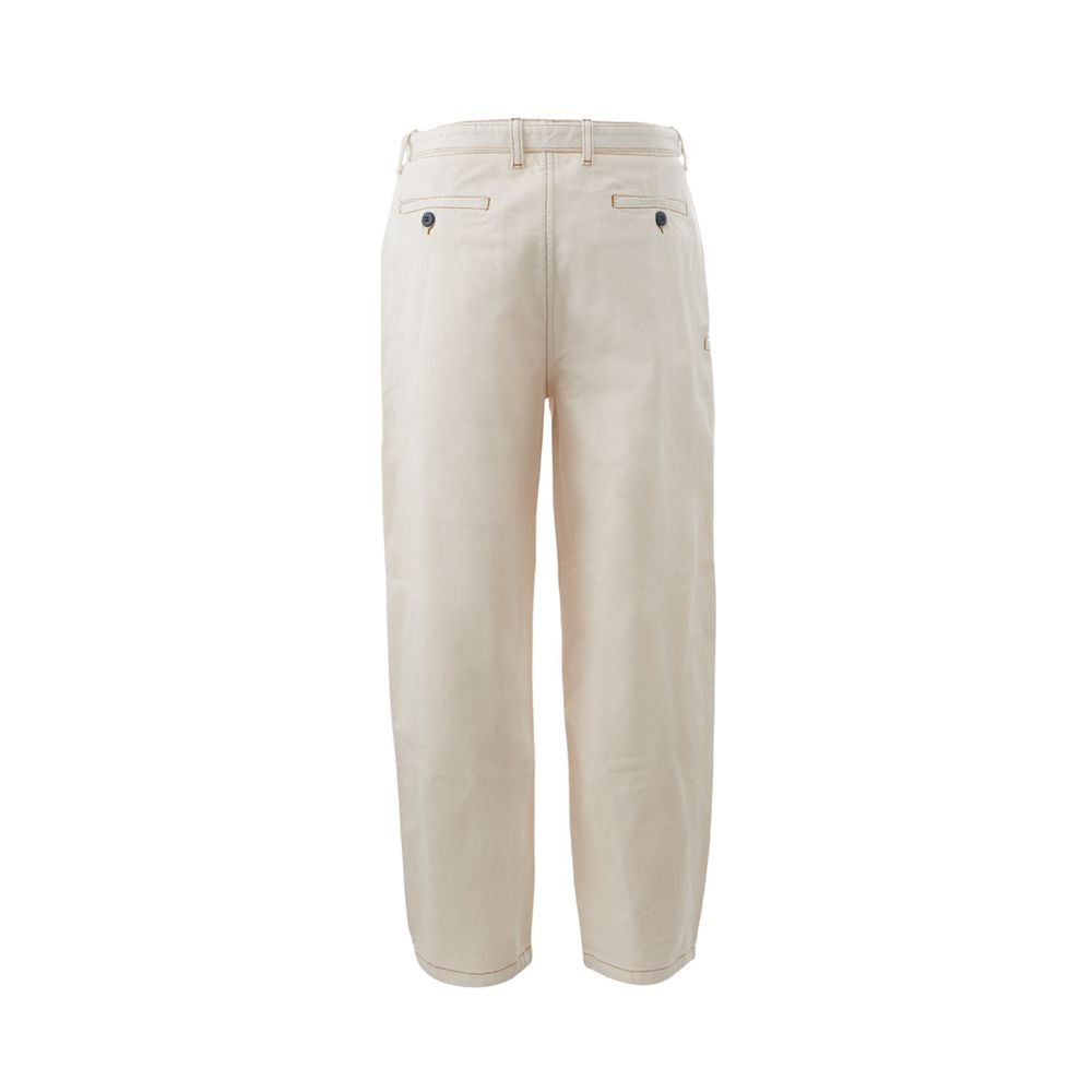  - Beige Cotton Chic Trousers